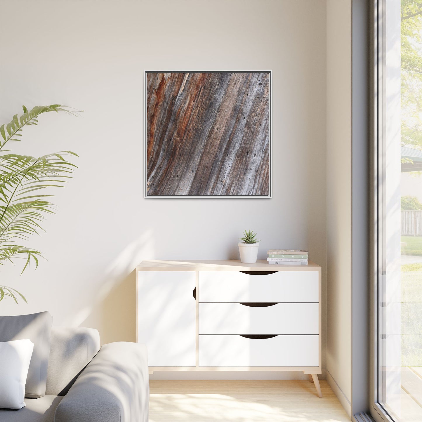 Rustic Floor - Unique Stretched Canvas Wall Art - Art By Earth