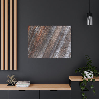 Aged Timber Surface - Unique Frameless Canvas Wall Art - Art By Earth
