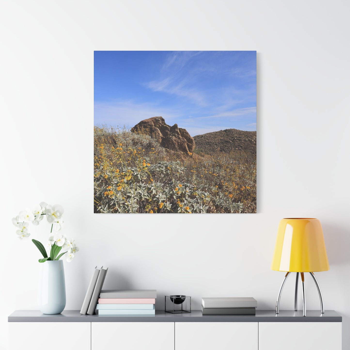 Desert Bloom - Unique Frameless Canvas Wall Art - Art By Earth