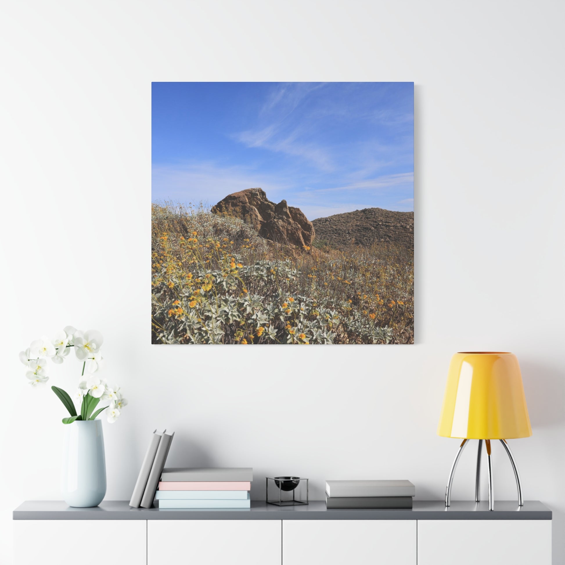 Desert Bloom - Unique Frameless Canvas Wall Art - Art By Earth