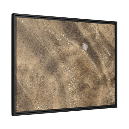 Underwater Sand Exploration - Unique Stretched Canvas Wall Art - Art By Earth