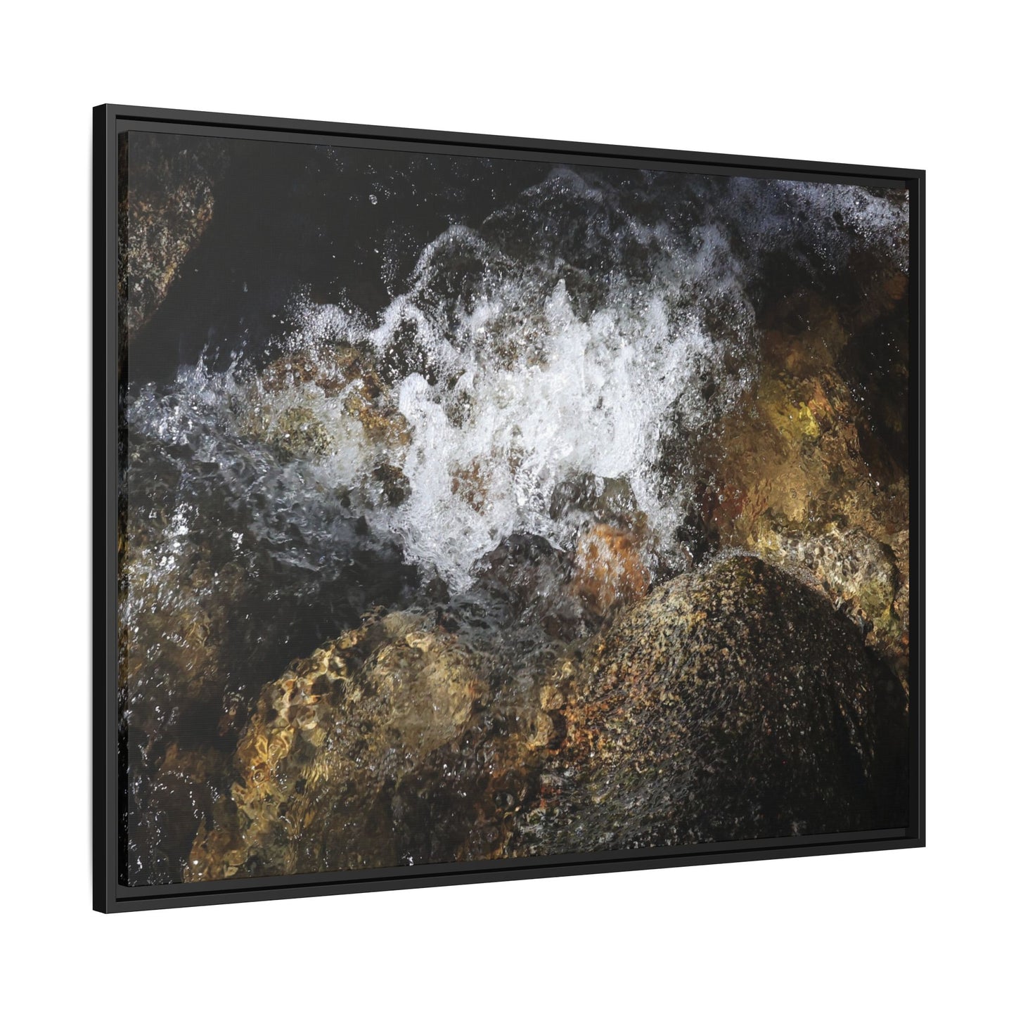 Cascading Momentum - Unique Stretched Canvas Wall Art - Art By Earth