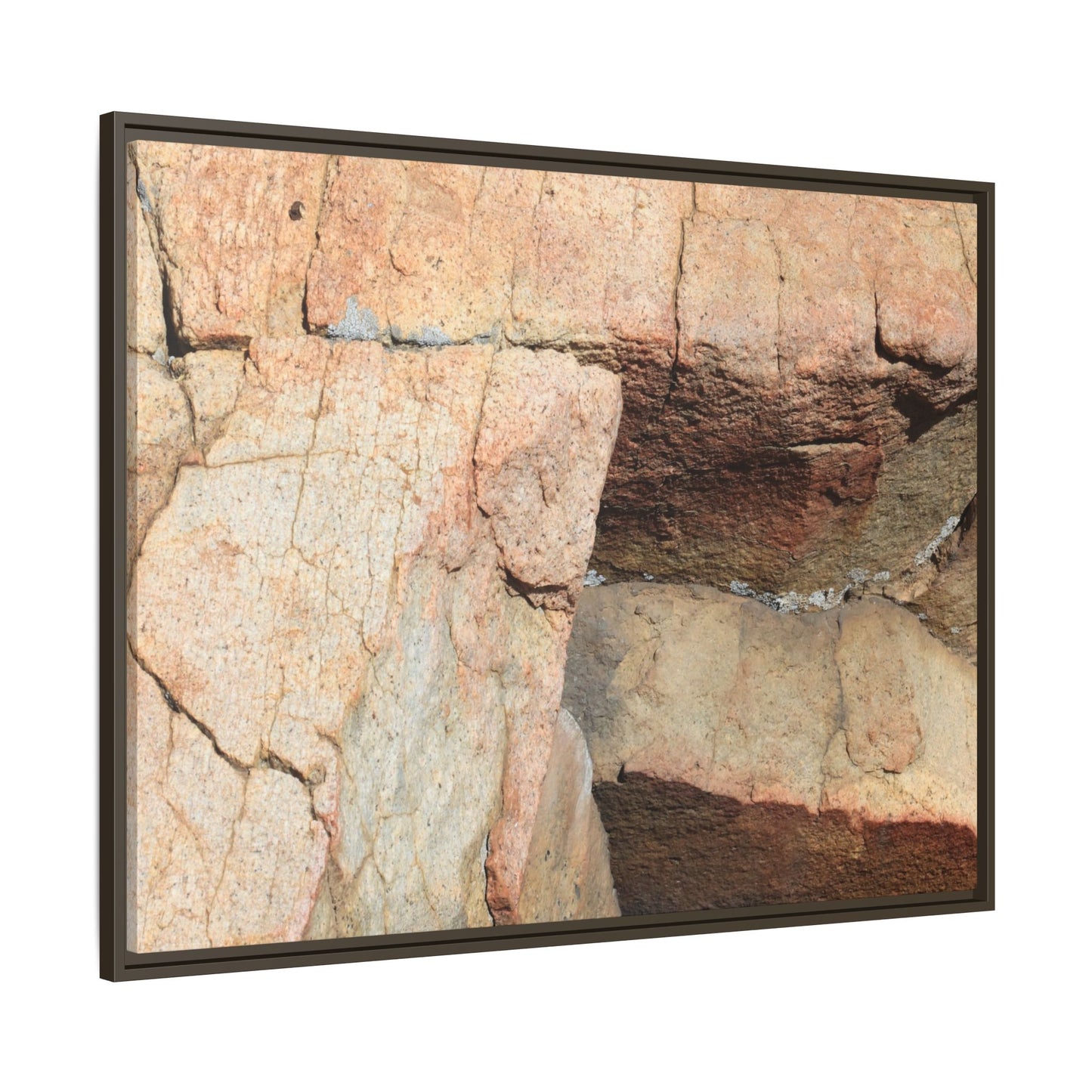Fractured Stone - Unique Stretched Canvas Wall Art - Art By Earth