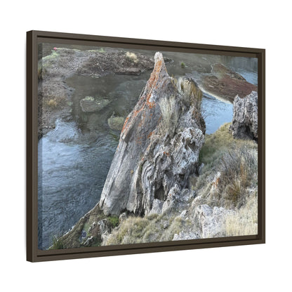 Carved by Water - Unique Stretched Canvas Wall Art