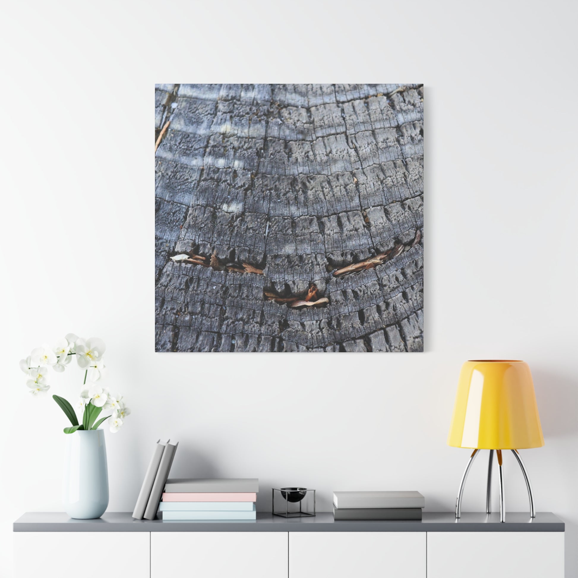 Time's Fractal Whispers - Unique Frameless Canvas Wall Art - Art By Earth