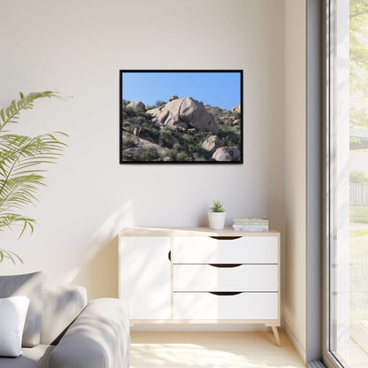 Ancient Stone Landscape - Unique Stretched Canvas Wall Art - Art By Earth