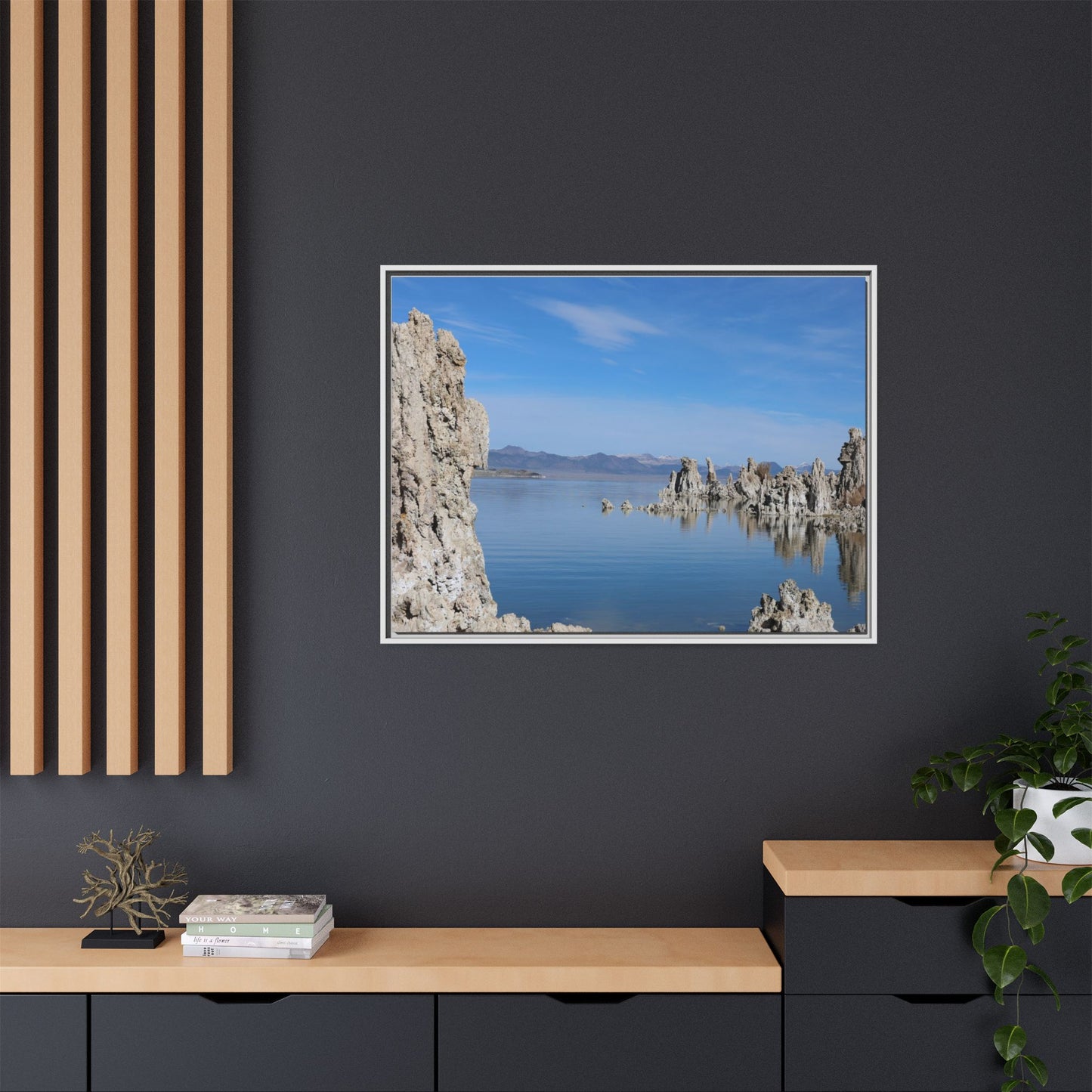 Liquid Mirrors - Unique Stretched Canvas Wall Art