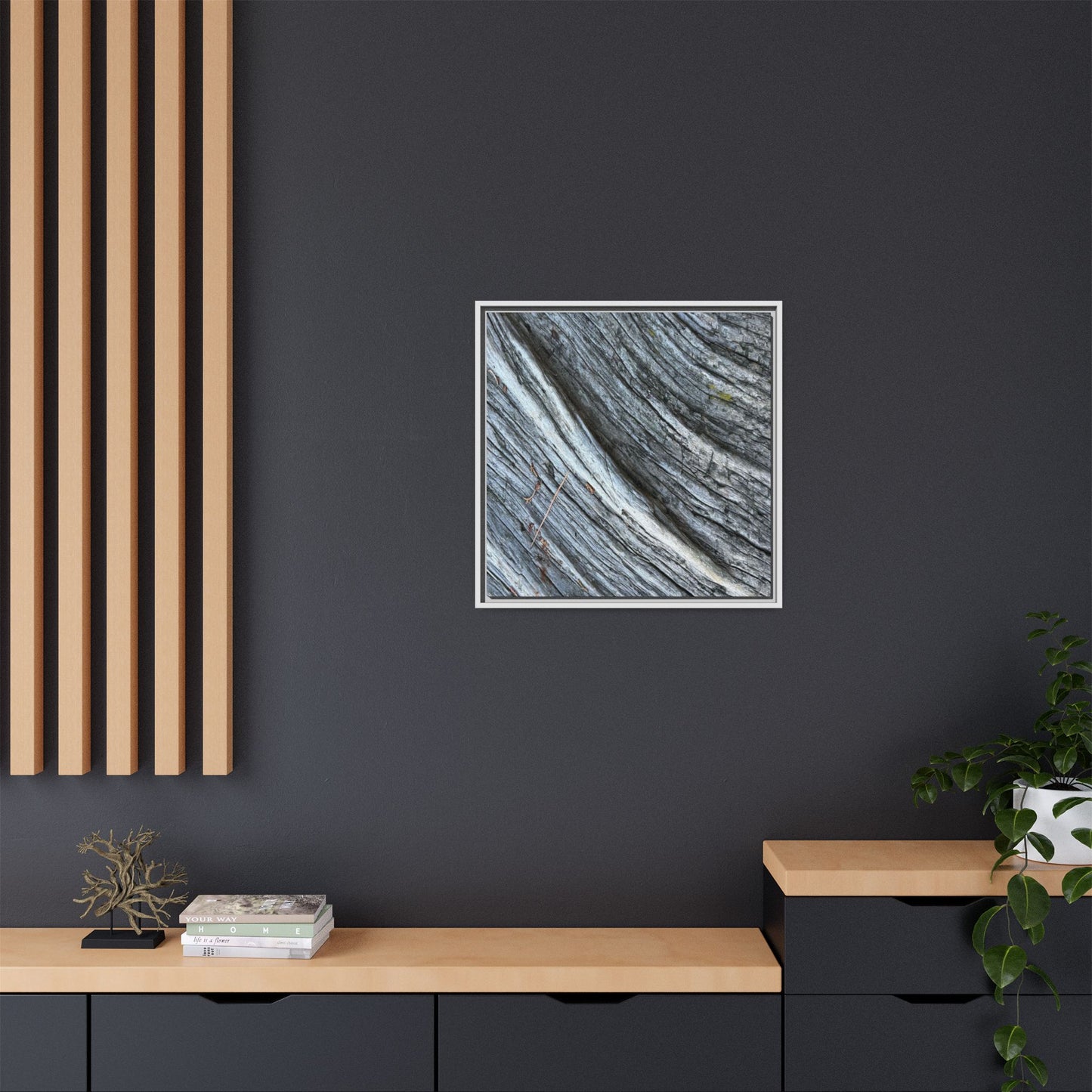 Time's Carved Path - Unique Stretched Canvas Wall Art - Art By Earth
