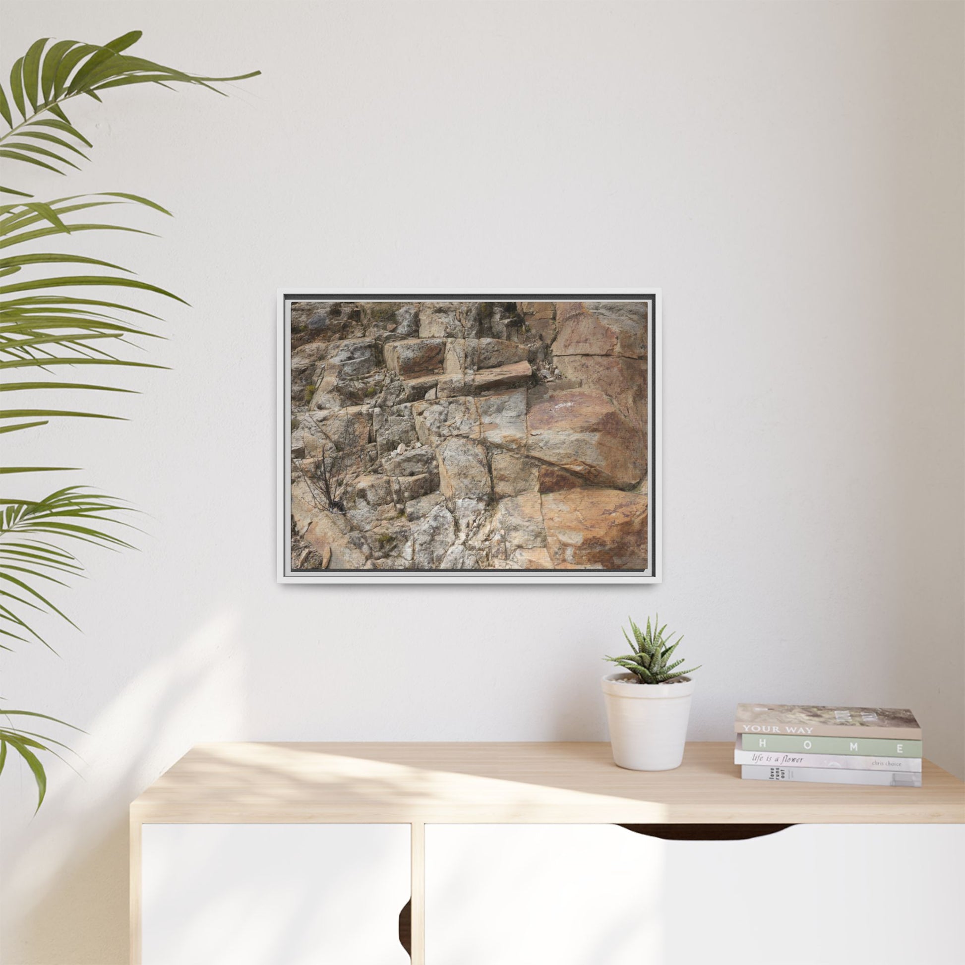 Sandstone Symphony - Unique Stretched Canvas Wall Art - Art By Earth