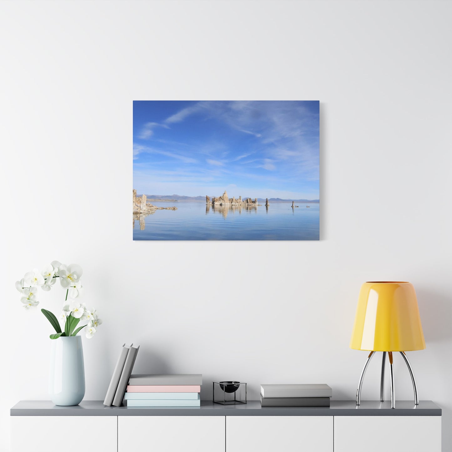 Stillness Reflected - Unique Frameless Canvas Wall Art