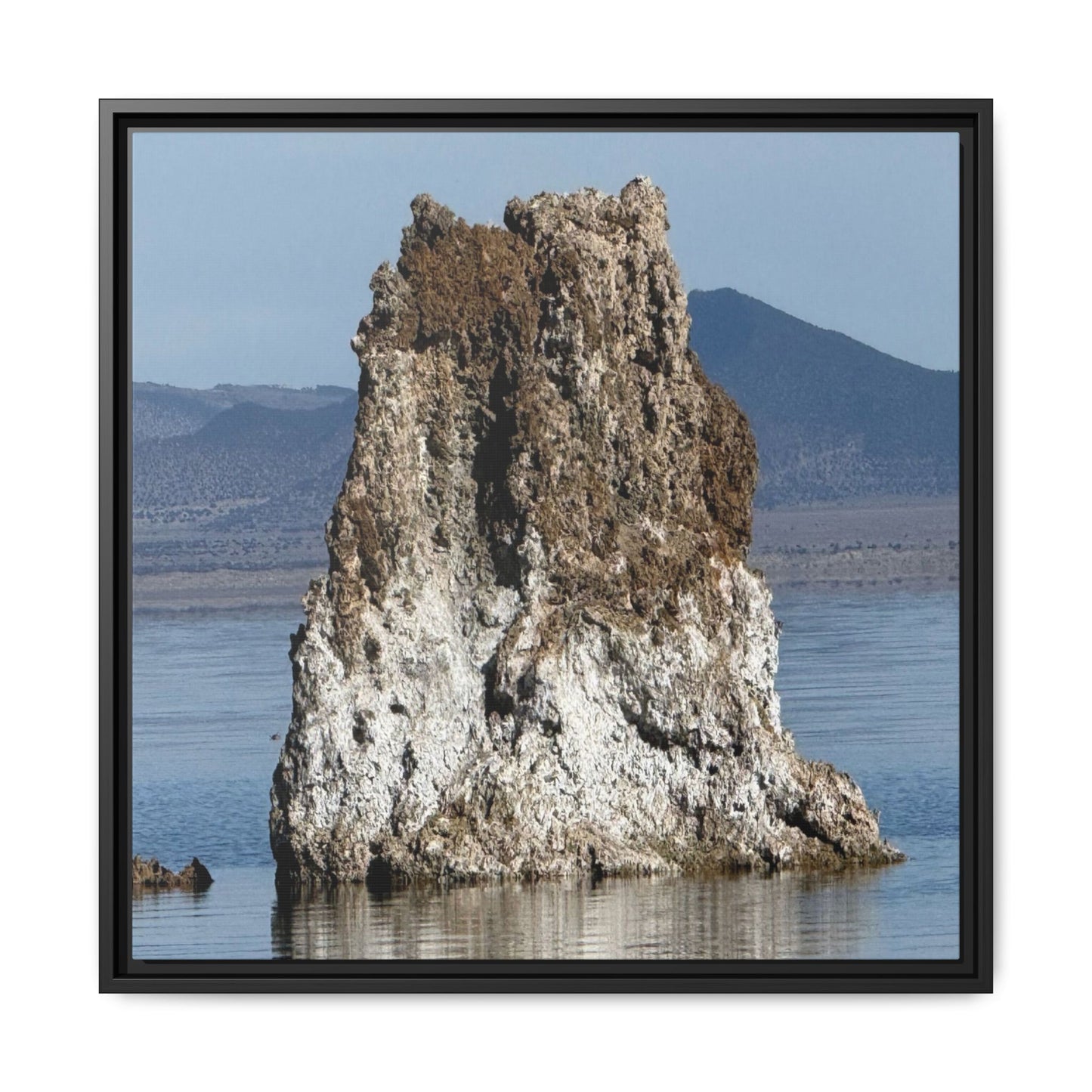 Tufa Tower Reflection - Unique Stretched Canvas Wall Art