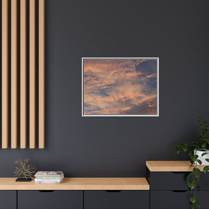 Sunset's Ethereal Canvas - Unique Stretched Canvas Wall Art - Art By Earth