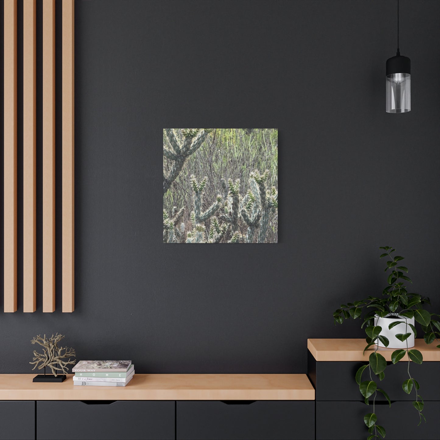 Spiny Sentinels - Unique Frameless Canvas Wall Art - Art By Earth