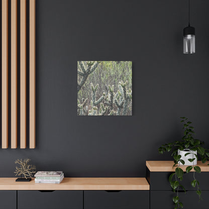 Spiny Sentinels - Unique Frameless Canvas Wall Art - Art By Earth