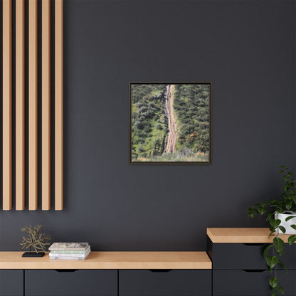 Desert Path Through Sage - Unique Stretched Canvas Wall Art - Art By Earth