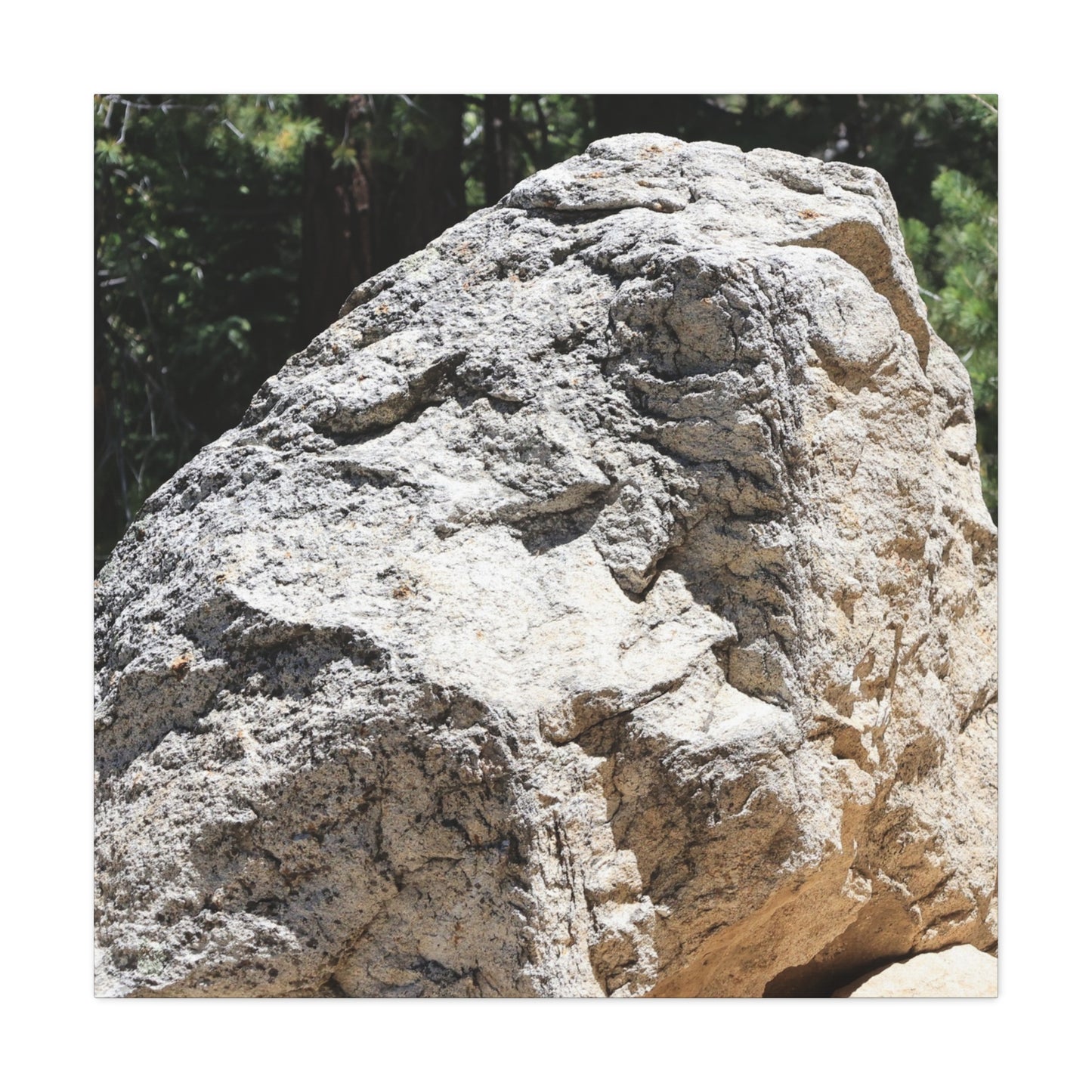 Stone of Solitude - Unique Frameless Canvas Wall Art - Art By Earth