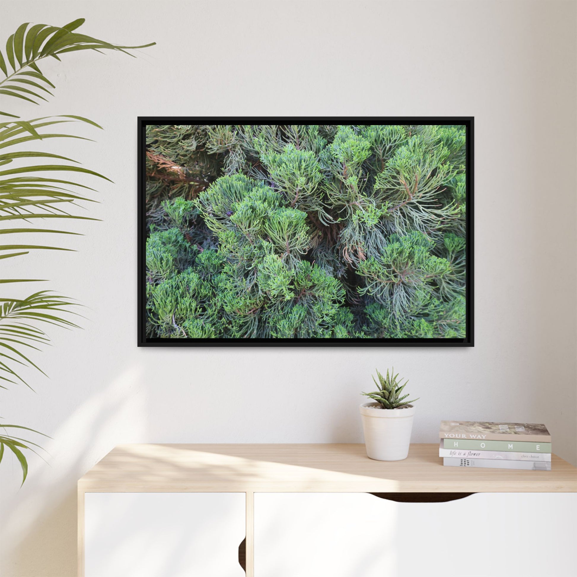 Verdant Whispers - Unique Stretched Canvas Wall Art - Art By Earth