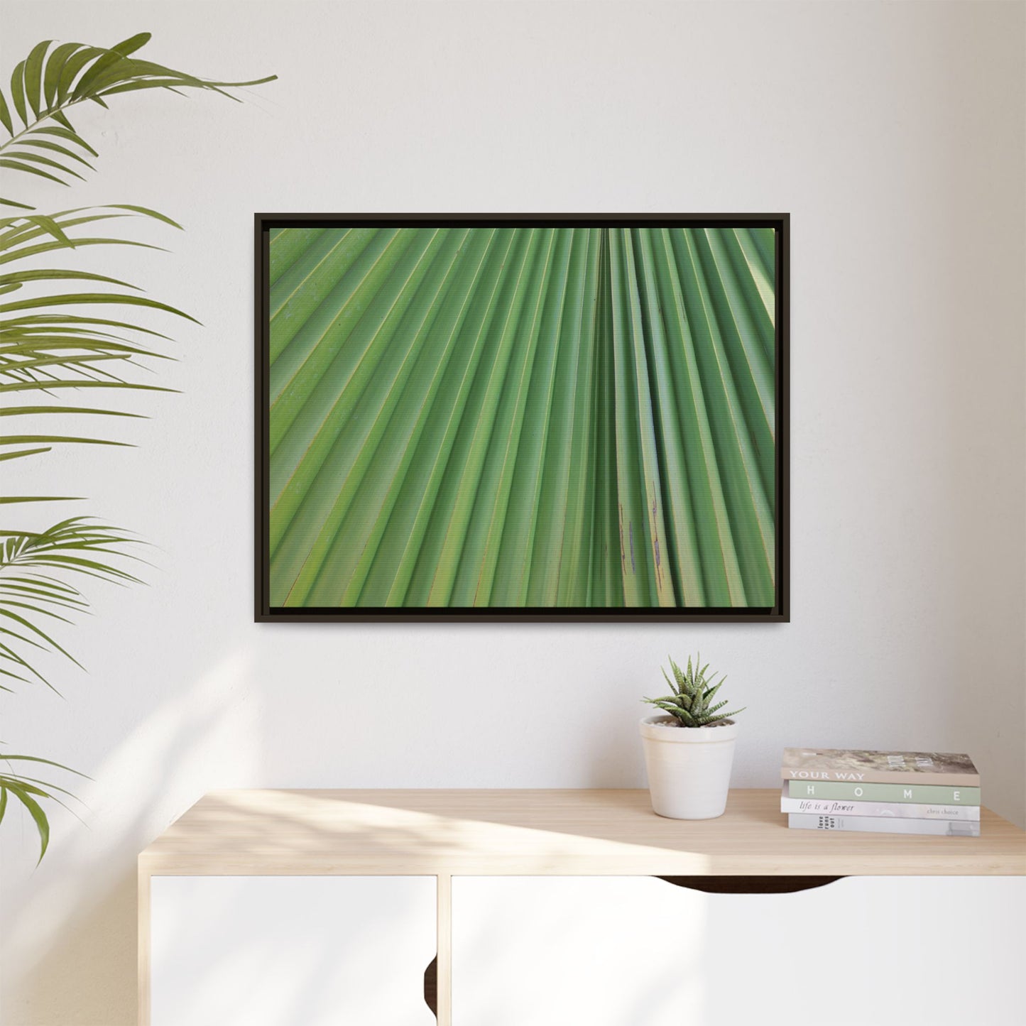 Emerald Rays - Unique Stretched Canvas Wall Art - Art By Earth