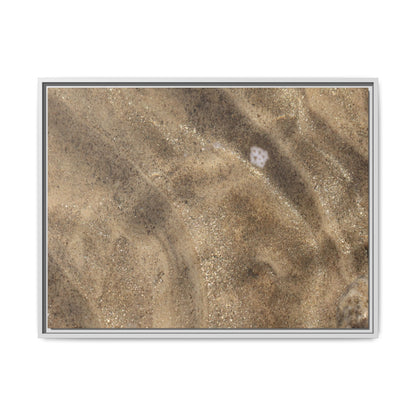 Underwater Sand Exploration - Unique Stretched Canvas Wall Art - Art By Earth