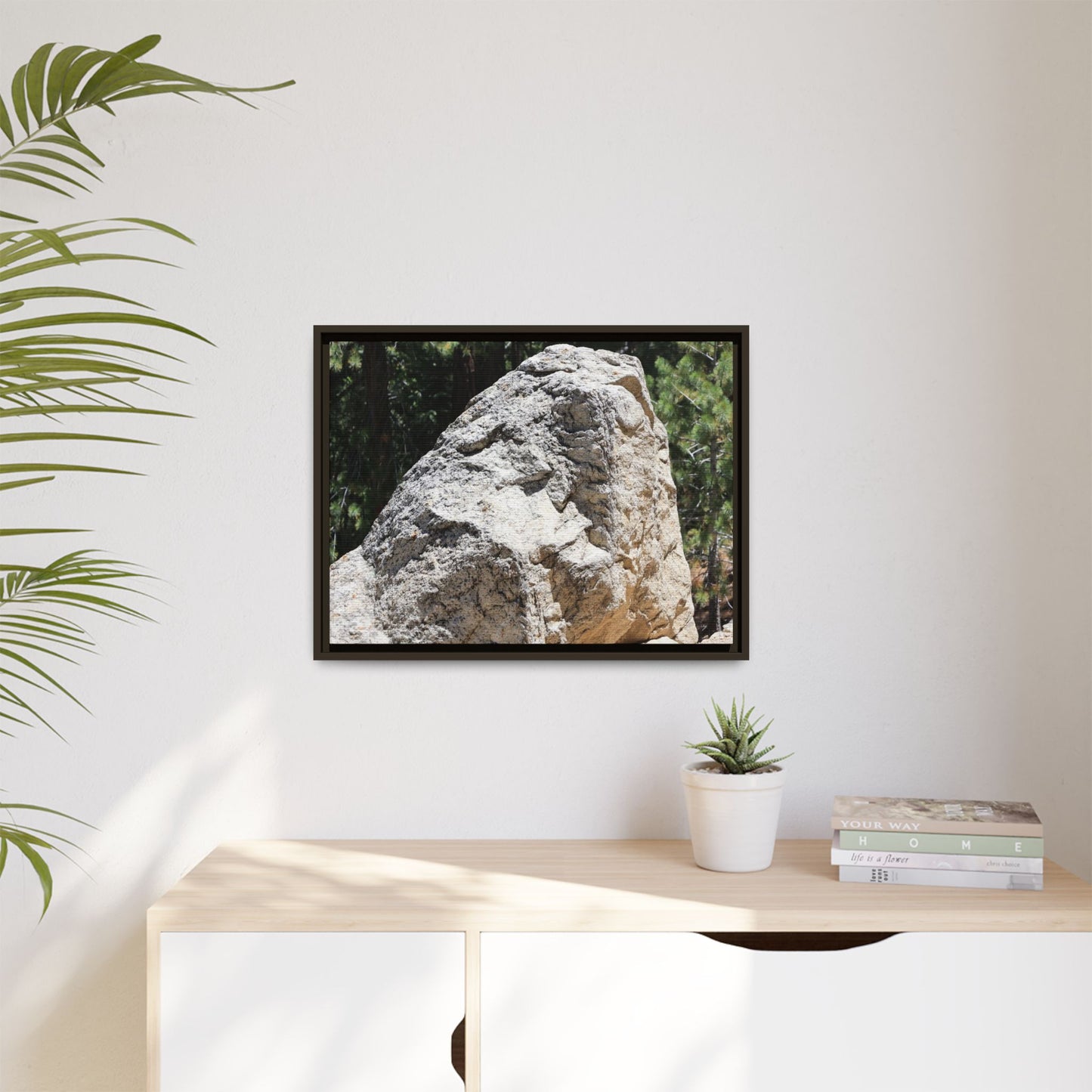 Stone's Silent Whisper - Unique Stretched Canvas Wall Art - Art By Earth