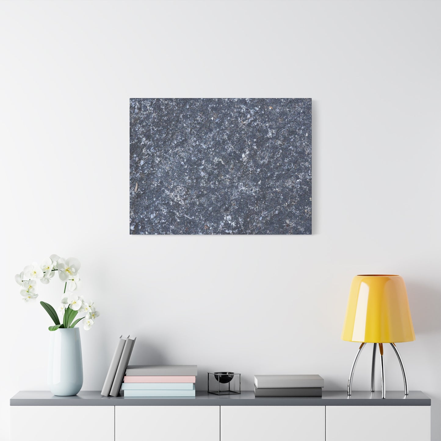 Frozen Whispers of Stone - Unique Frameless Canvas Wall Art - Art By Earth