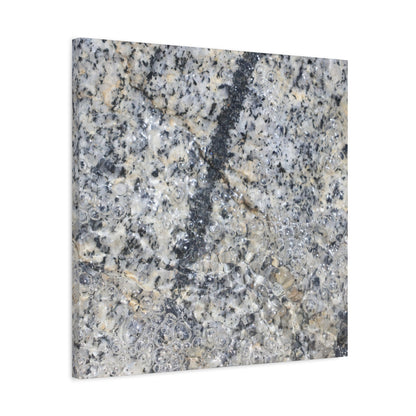 Crystalline Bubbles - Unique Frameless Canvas Wall Art - Art By Earth