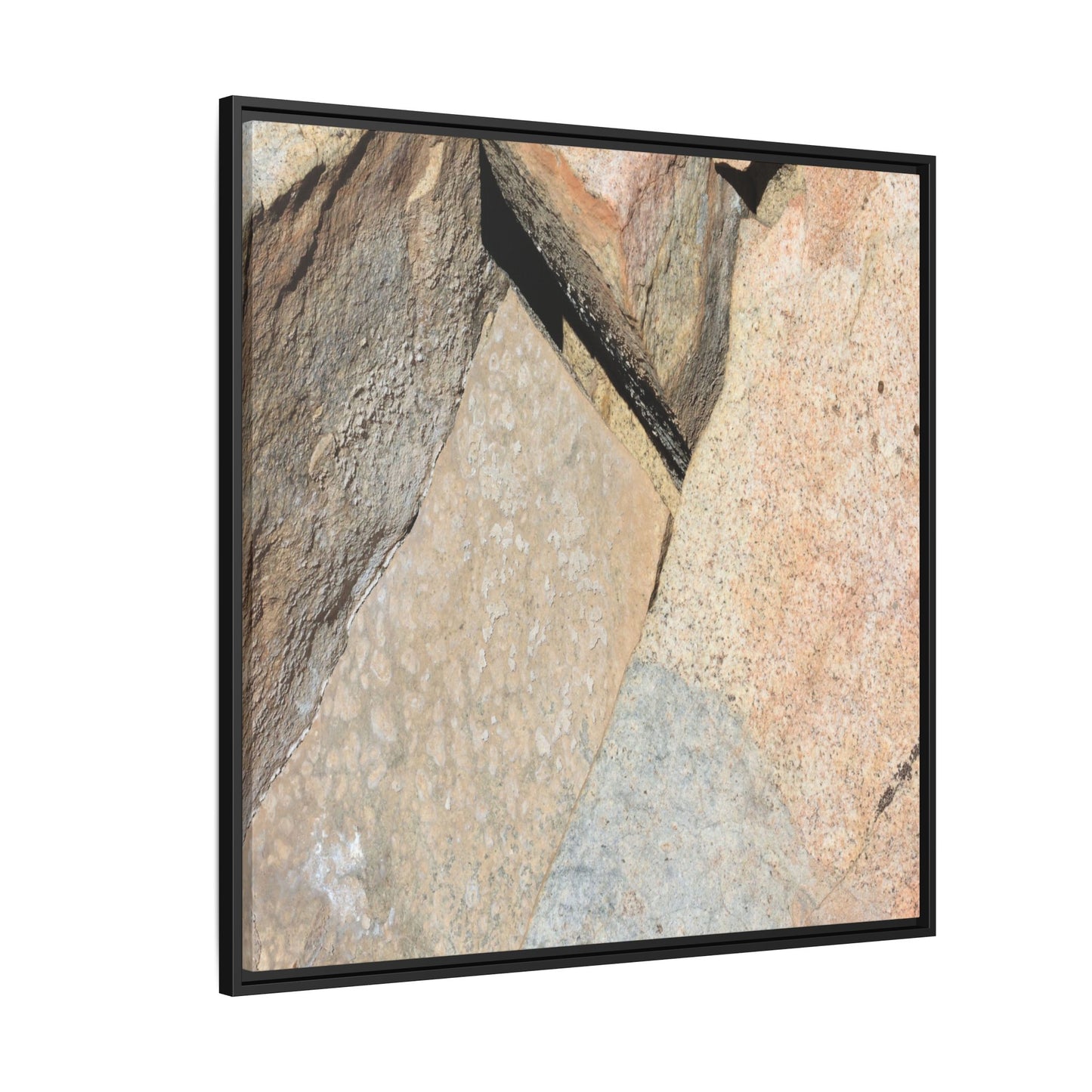 Rock Fragment - Unique Stretched Canvas Wall Art - Art By Earth
