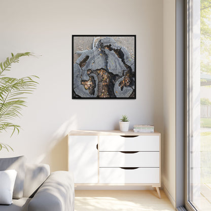 Time's Fractal Memory - Unique Stretched Canvas Wall Art - Art By Earth