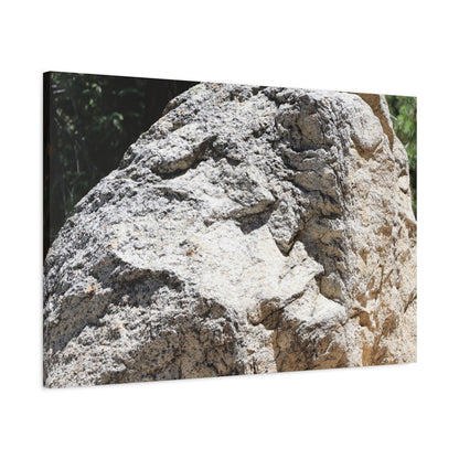 Stone of Solitude - Unique Frameless Canvas Wall Art - Art By Earth