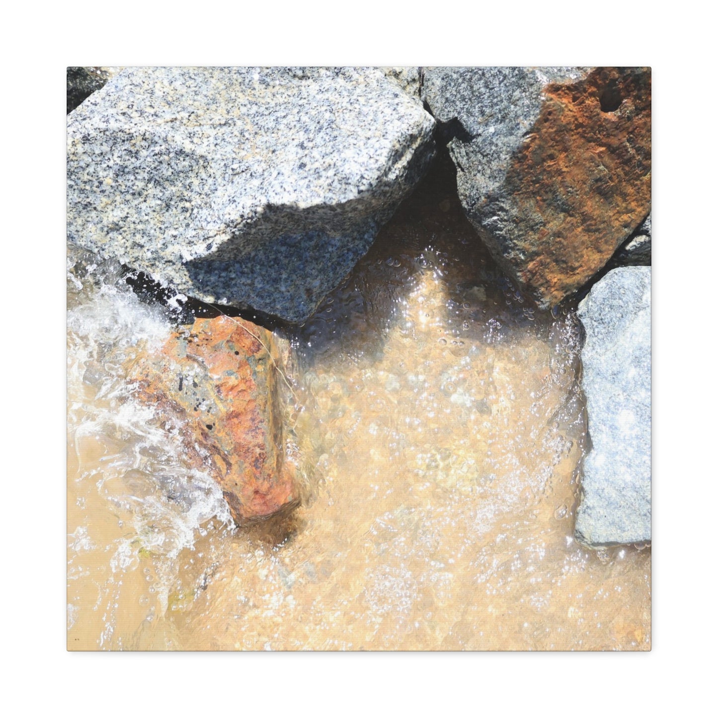 Rocky Embrace - Unique Frameless Canvas Wall Art - Art By Earth