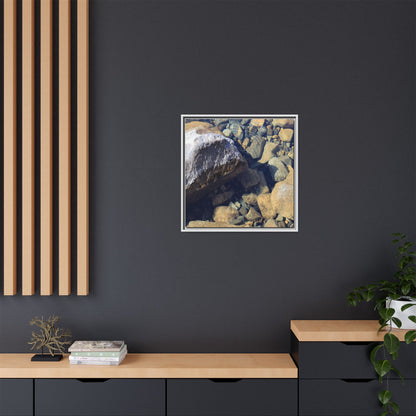 Stone Sanctuary - Unique Stretched Canvas Wall Art