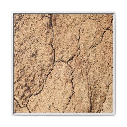 Parched Land - Unique Stretched Canvas Wall Art - Art By Earth