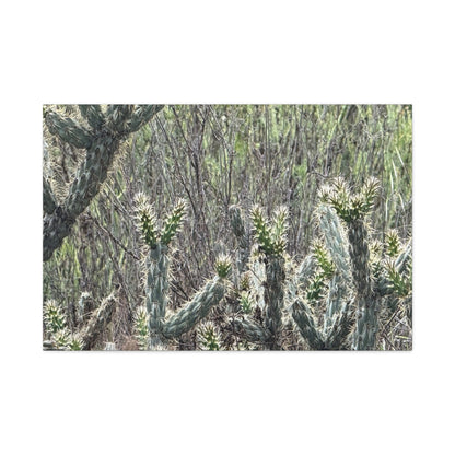 Spiny Sentinels - Unique Frameless Canvas Wall Art - Art By Earth