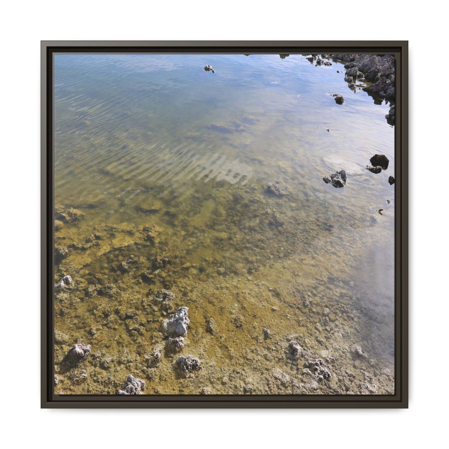 Ripples of Stone - Unique Stretched Canvas Wall Art