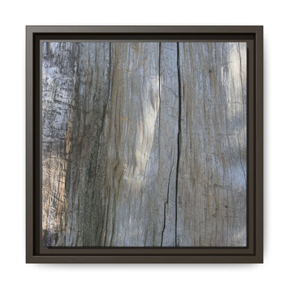 Cracked Timber Texture - Unique Stretched Canvas Wall Art