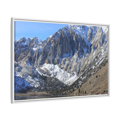 Frozen Reflection - Unique Stretched Canvas Wall Art