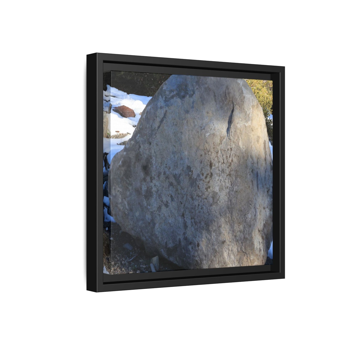 Glacial Solitude - Unique Stretched Canvas Wall Art