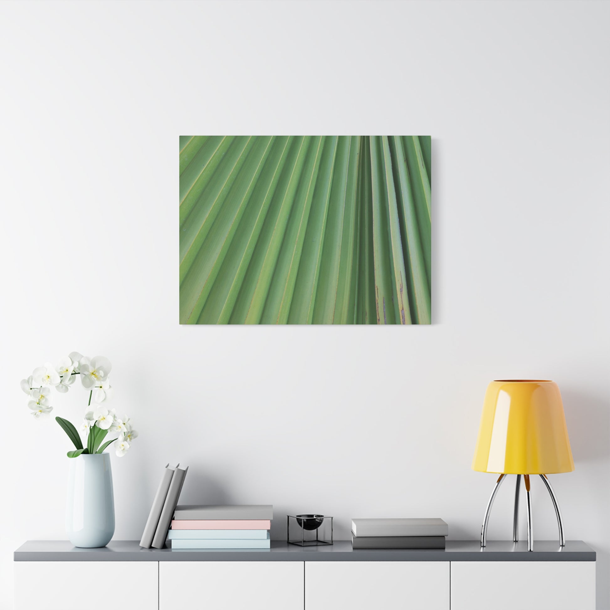 Palm Pulse - Unique Frameless Canvas Wall Art - Art By Earth