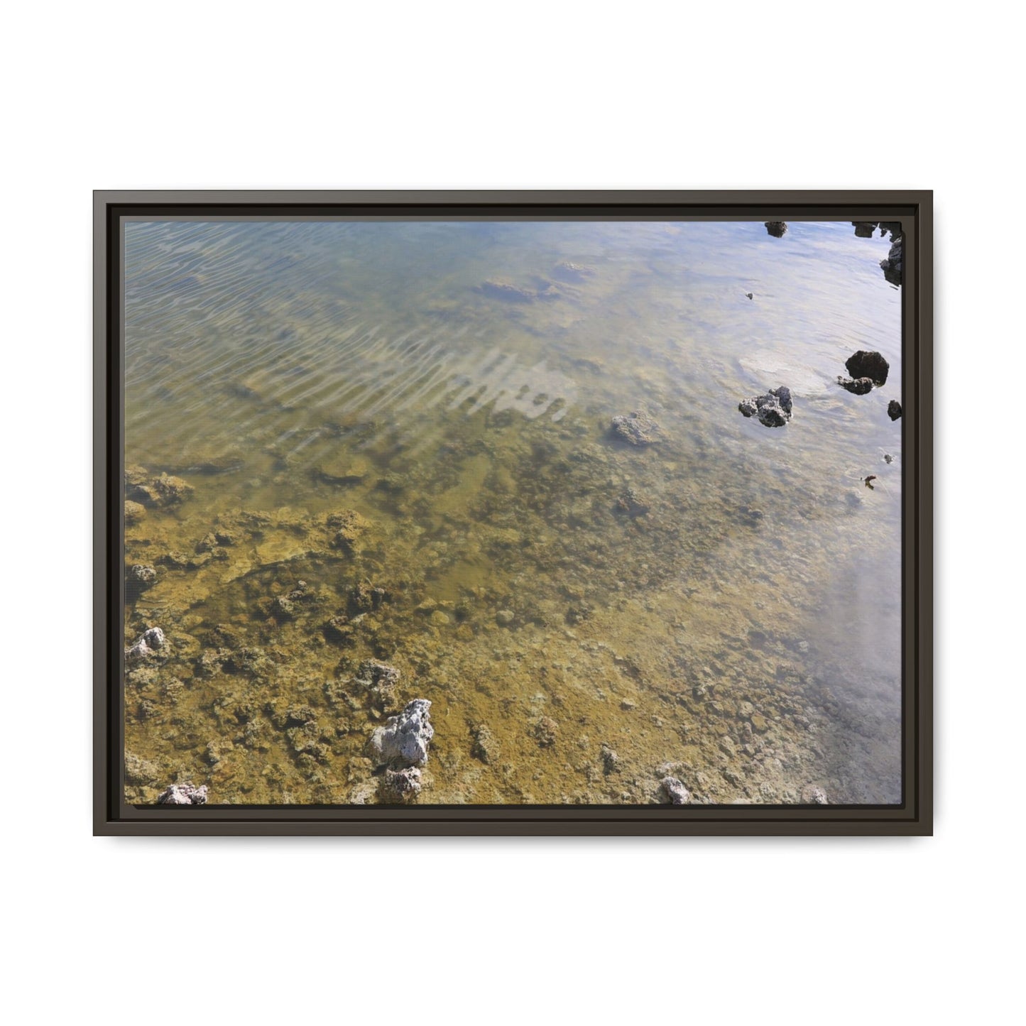 Ripples of Stone - Unique Stretched Canvas Wall Art