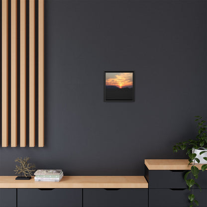 Gilded Horizon - Unique Stretched Canvas Wall Art - Art By Earth