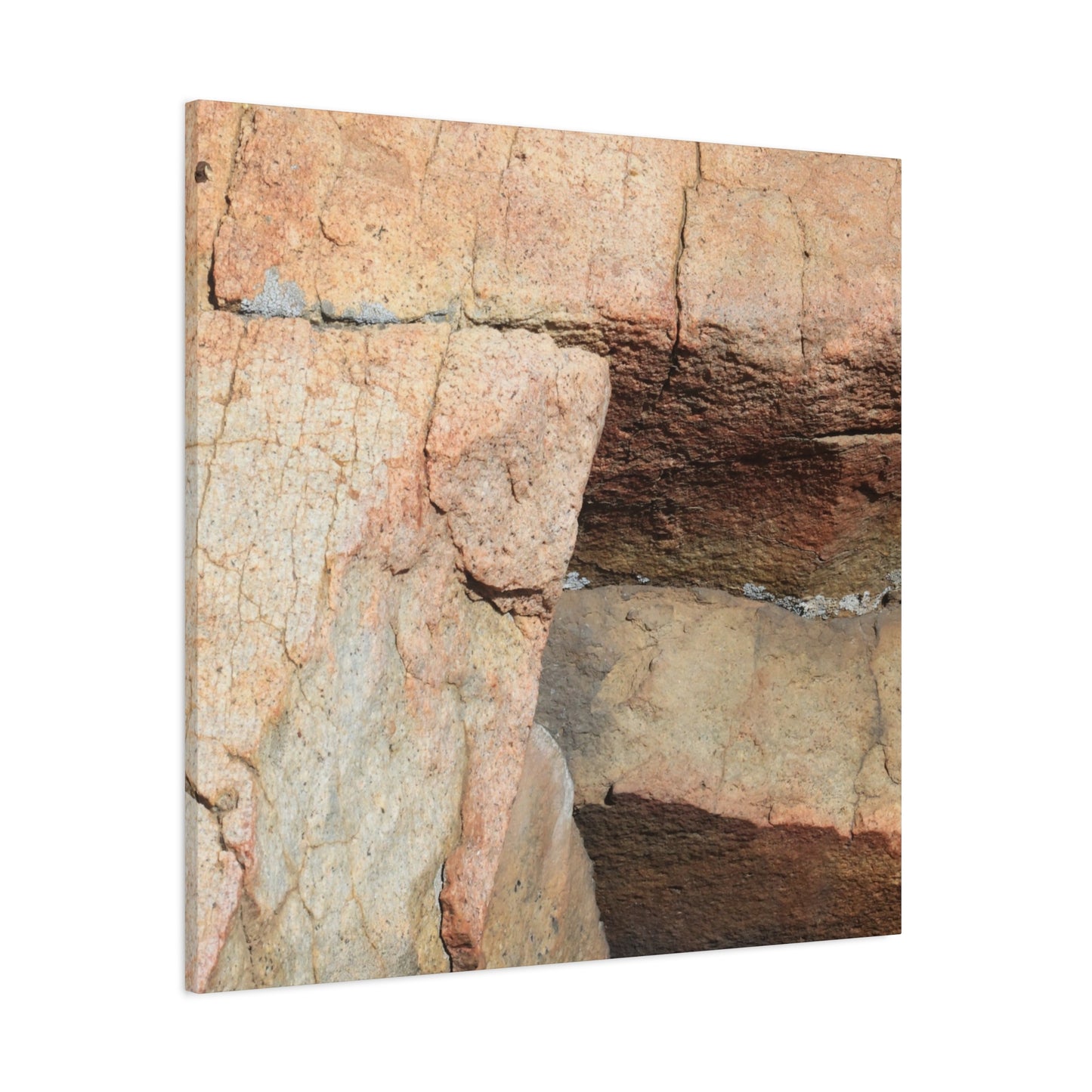 Layered Echoes - Unique Frameless Canvas Wall Art - Art By Earth