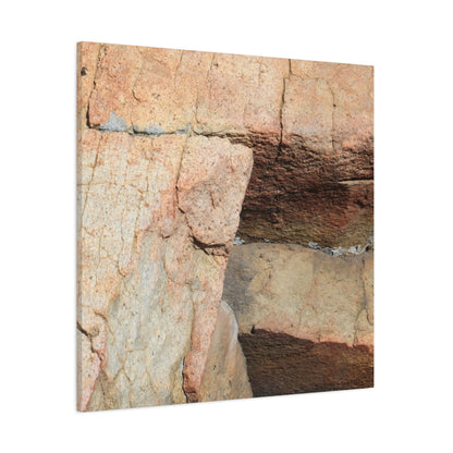 Layered Echoes - Unique Frameless Canvas Wall Art - Art By Earth