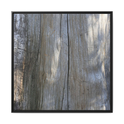 Weathered Wood Surface - Unique Stretched Canvas Wall Art