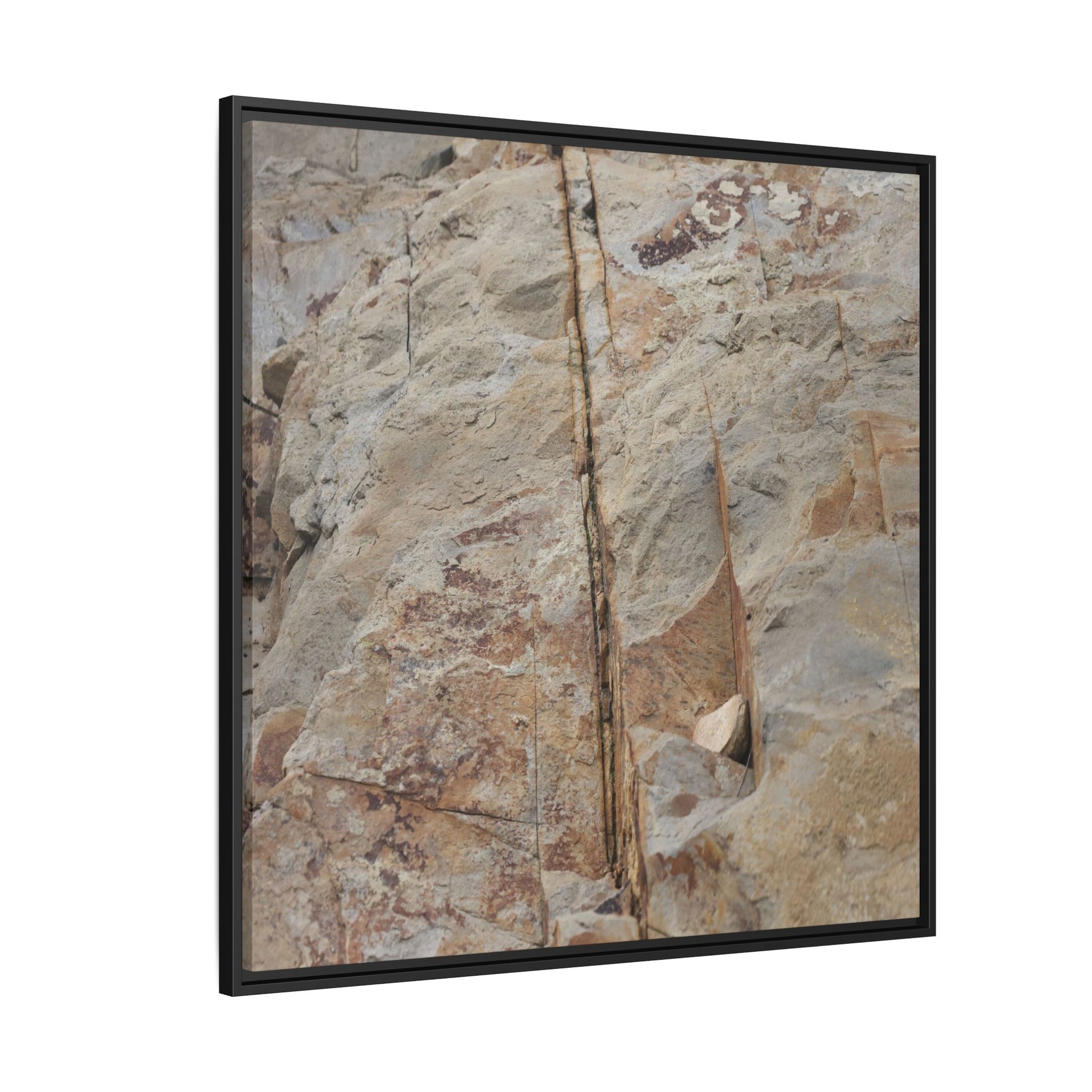 Sedimentary Symphony - Unique Stretched Canvas Wall Art - Art By Earth