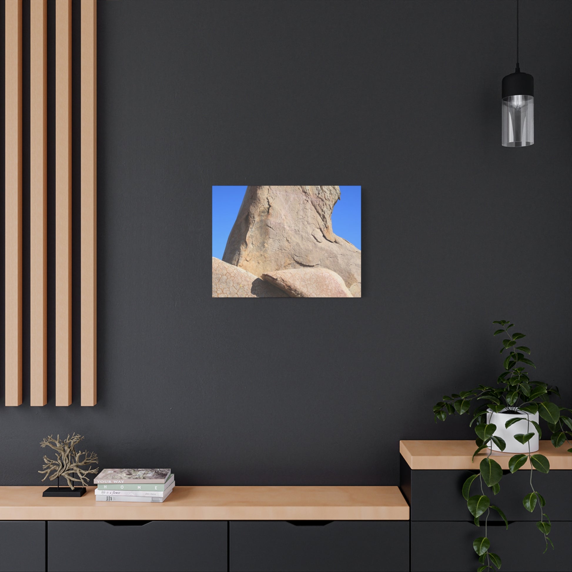 Boulder's Embrace - Unique Frameless Canvas Wall Art - Art By Earth