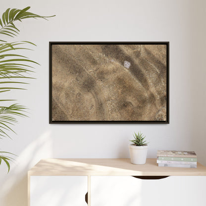 Underwater Sand Exploration - Unique Stretched Canvas Wall Art - Art By Earth