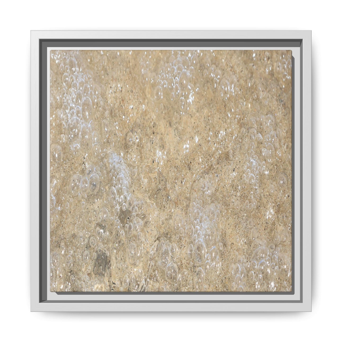 Bubbling Sand - Unique Stretched Canvas Wall Art - Art By Earth