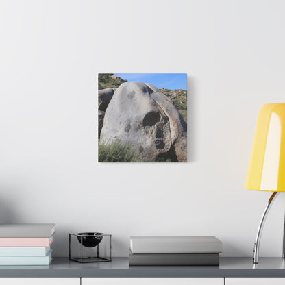 Skull Rock - Unique Frameless Canvas Wall Art - Art By Earth