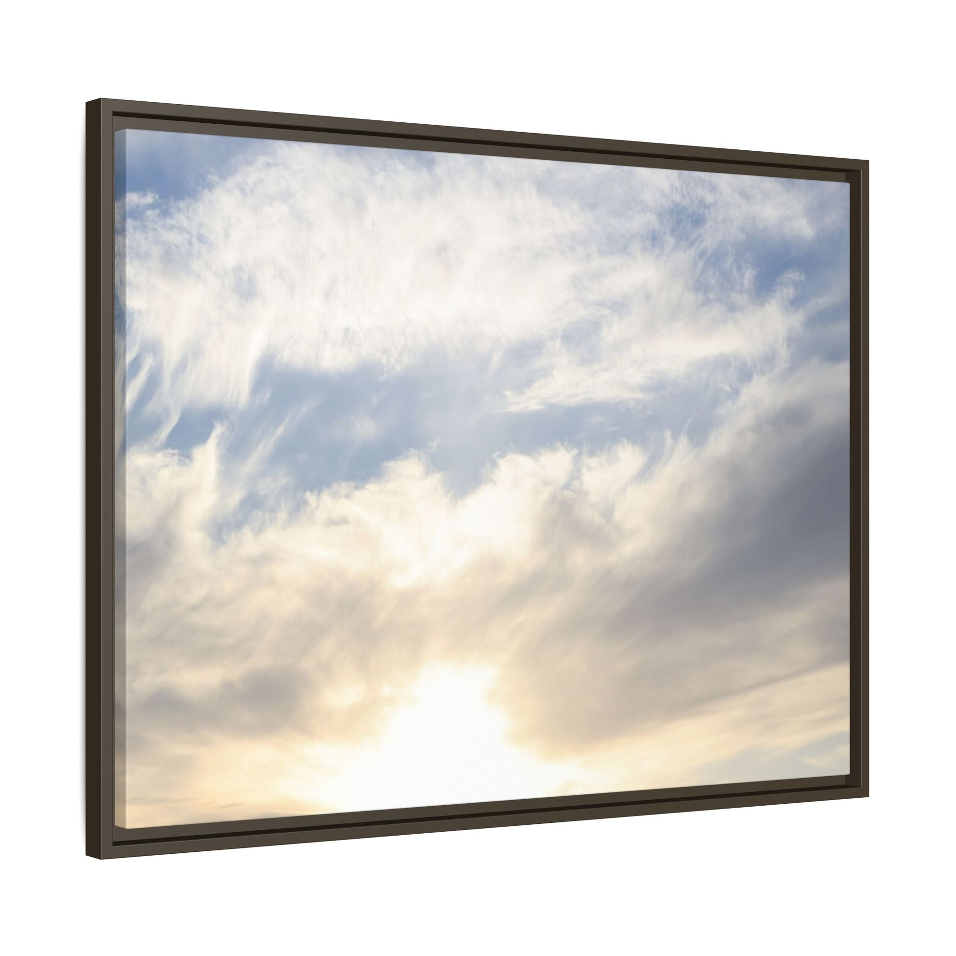 Sky's Ethereal Whisper - Unique Stretched Canvas Wall Art - Art By Earth