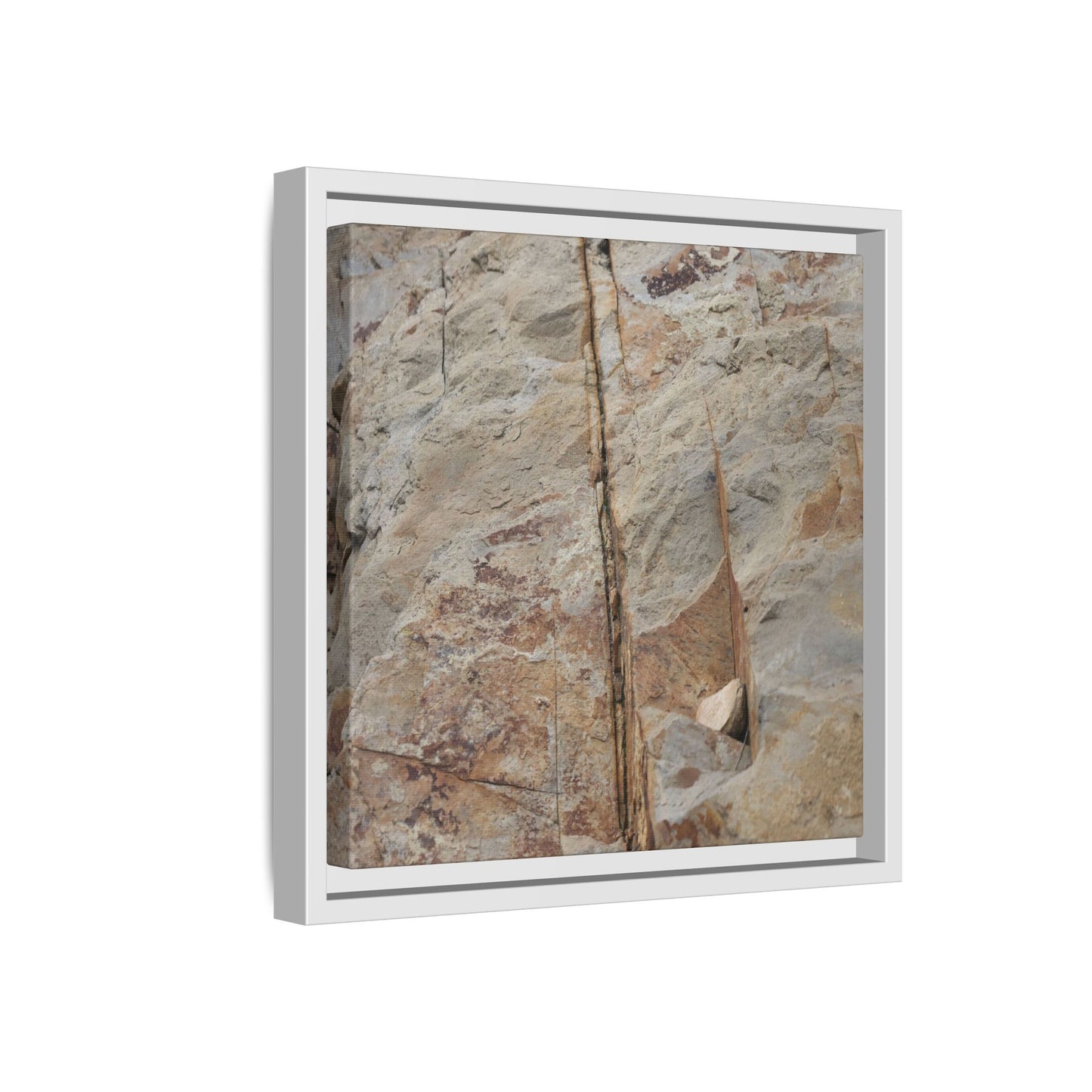 Sedimentary Symphony - Unique Stretched Canvas Wall Art - Art By Earth